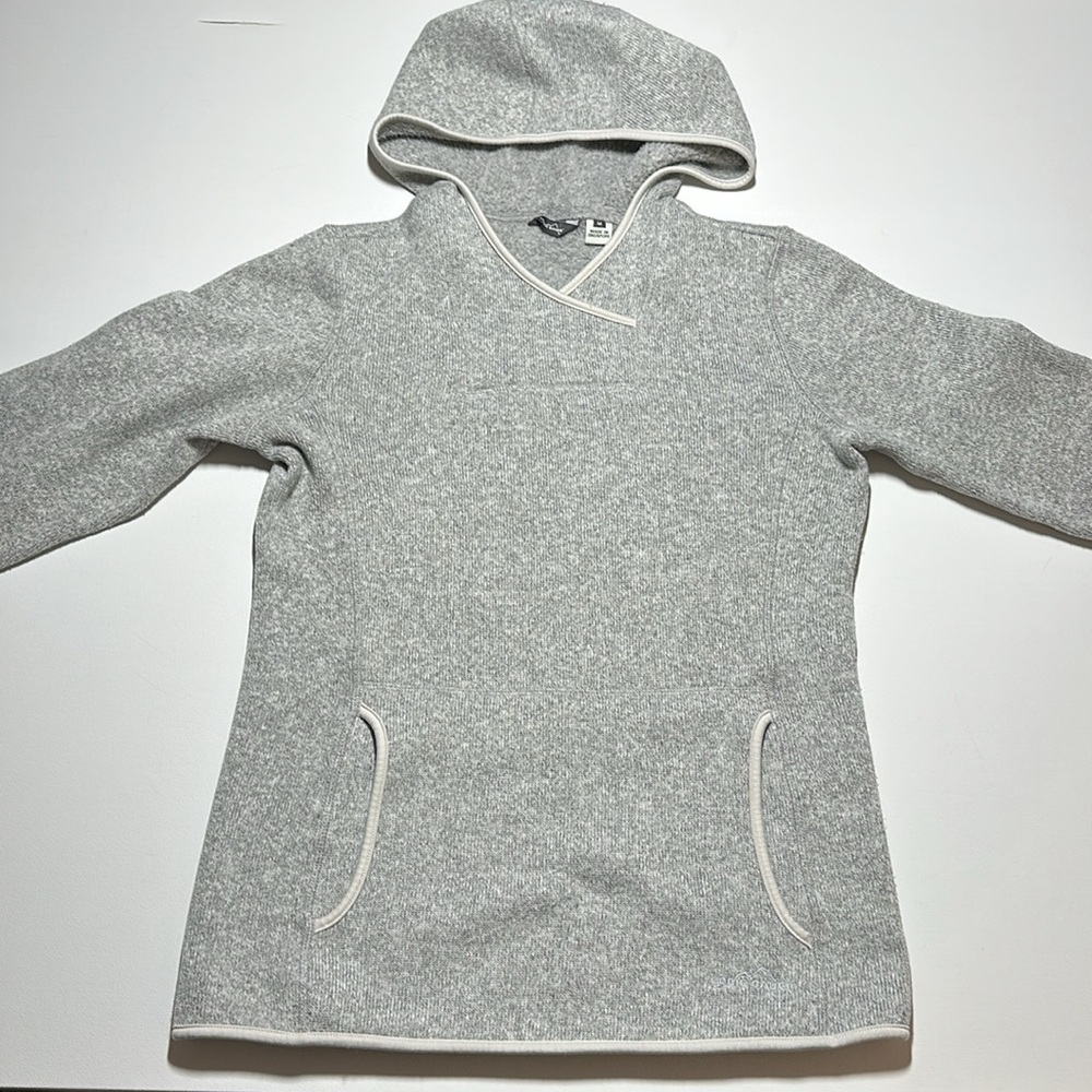 Eddie Bauer Fleece Pullover Sweater with Hood - Womens Medium - Picture 2 of 12